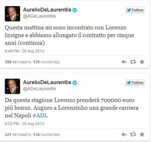 insegne dorato altri 5 anni