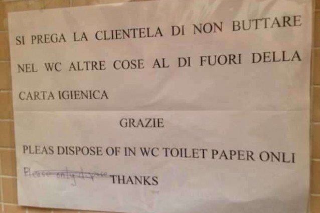 Αποτέλεσμα εικόνας για errori inglese in italia