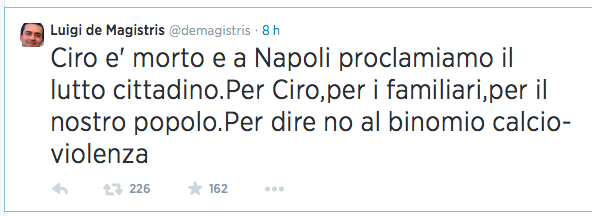 de magistris Luigi de Magistris: