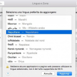 Il napoletano riconosciuto come lingua ufficiale anche da Apple: il nuovo OSX Yosemite parla "napulitano"