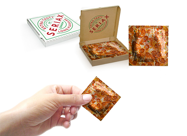 Pizza condom: la pizza napoletana diventa preservativo