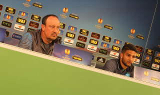 Conferenza stampa Wolfsburg Napoli
