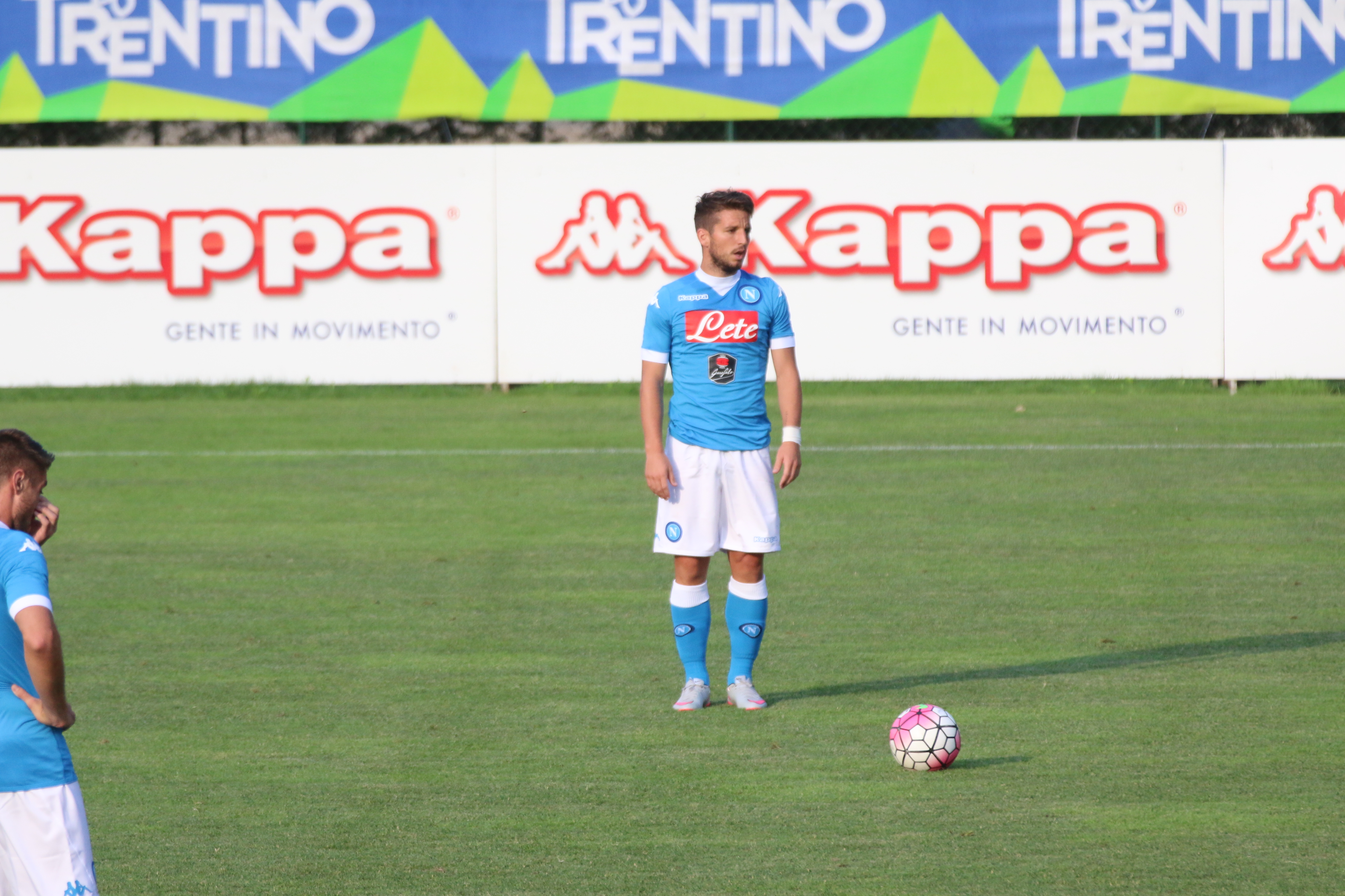 Gabbiadini Napoli partita Dimaro Anaune