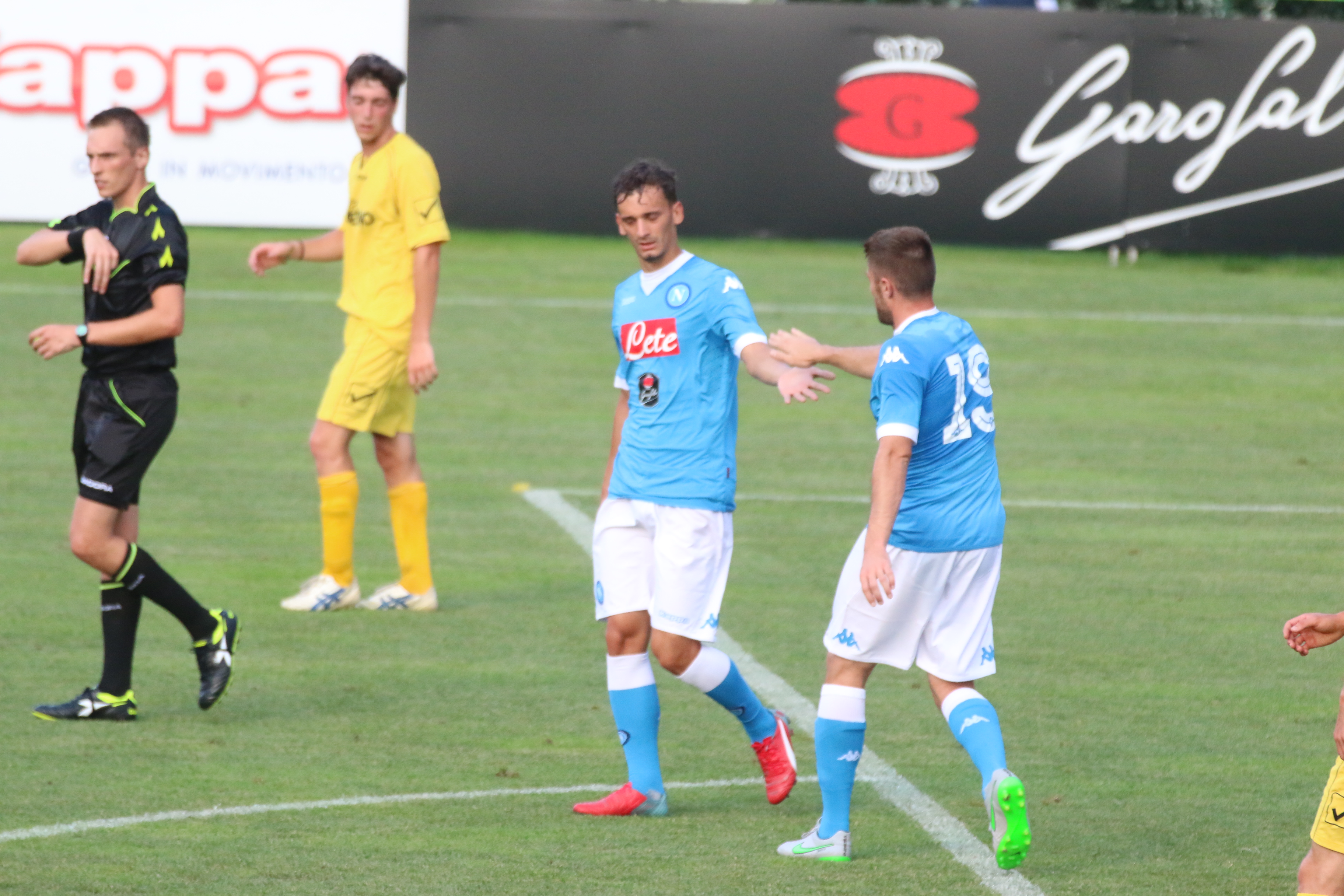 Gabbiadini Napoli partita Dimaro Anaune