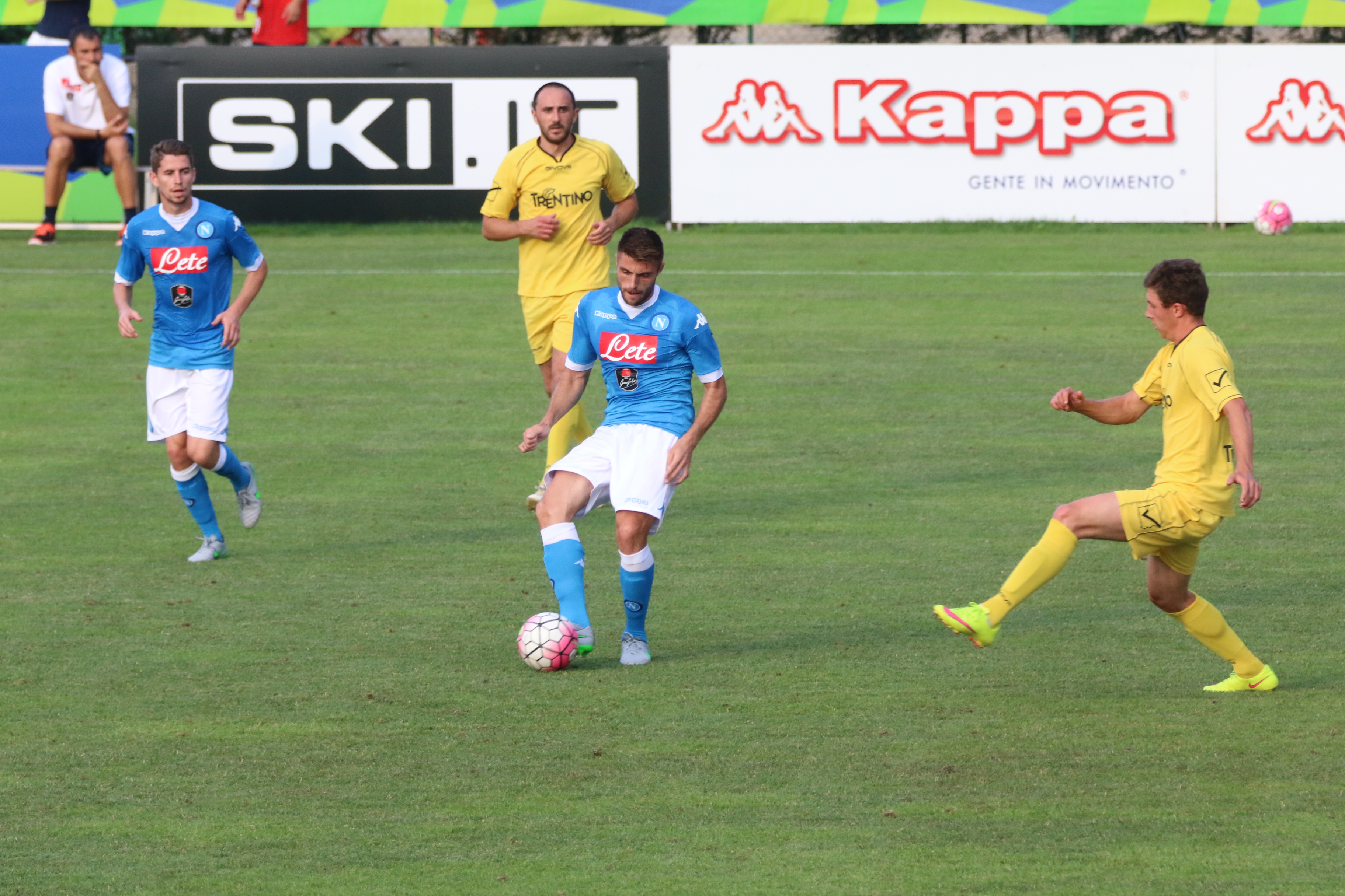 Napoli partita Dimaro Anaune