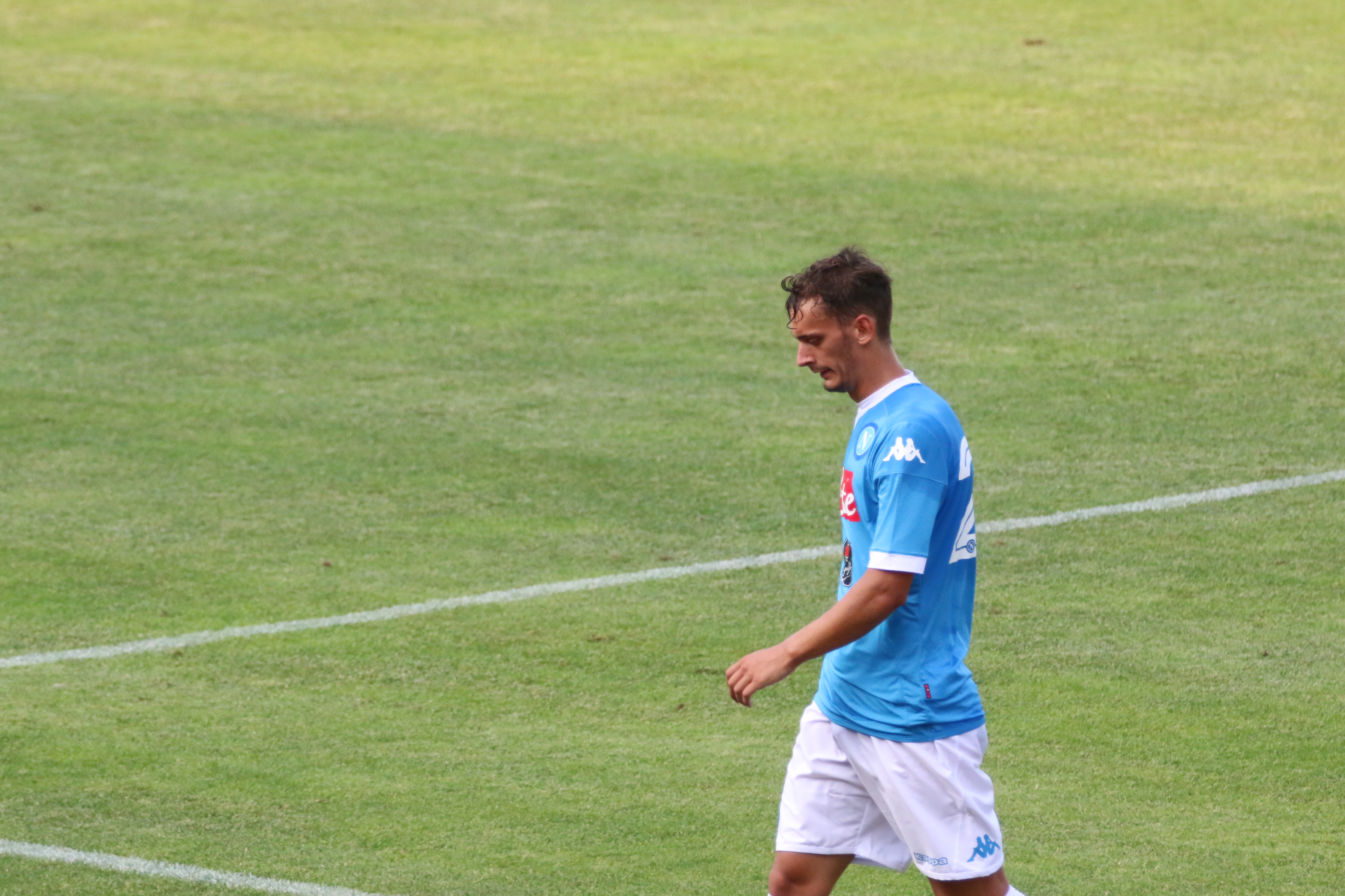 Gabbiadini Napoli partita Dimaro Anaune