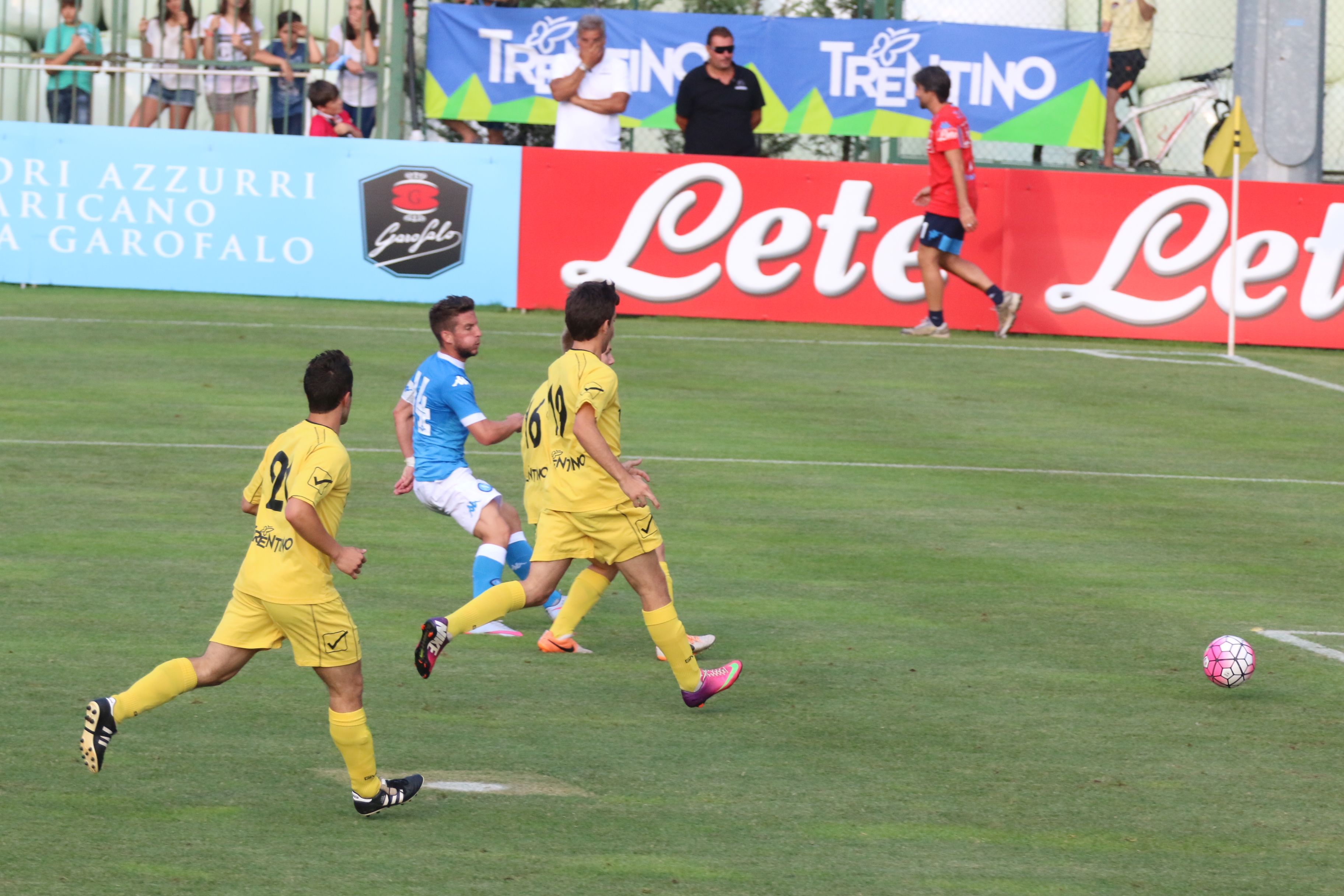 Napoli partita Dimaro Anaune