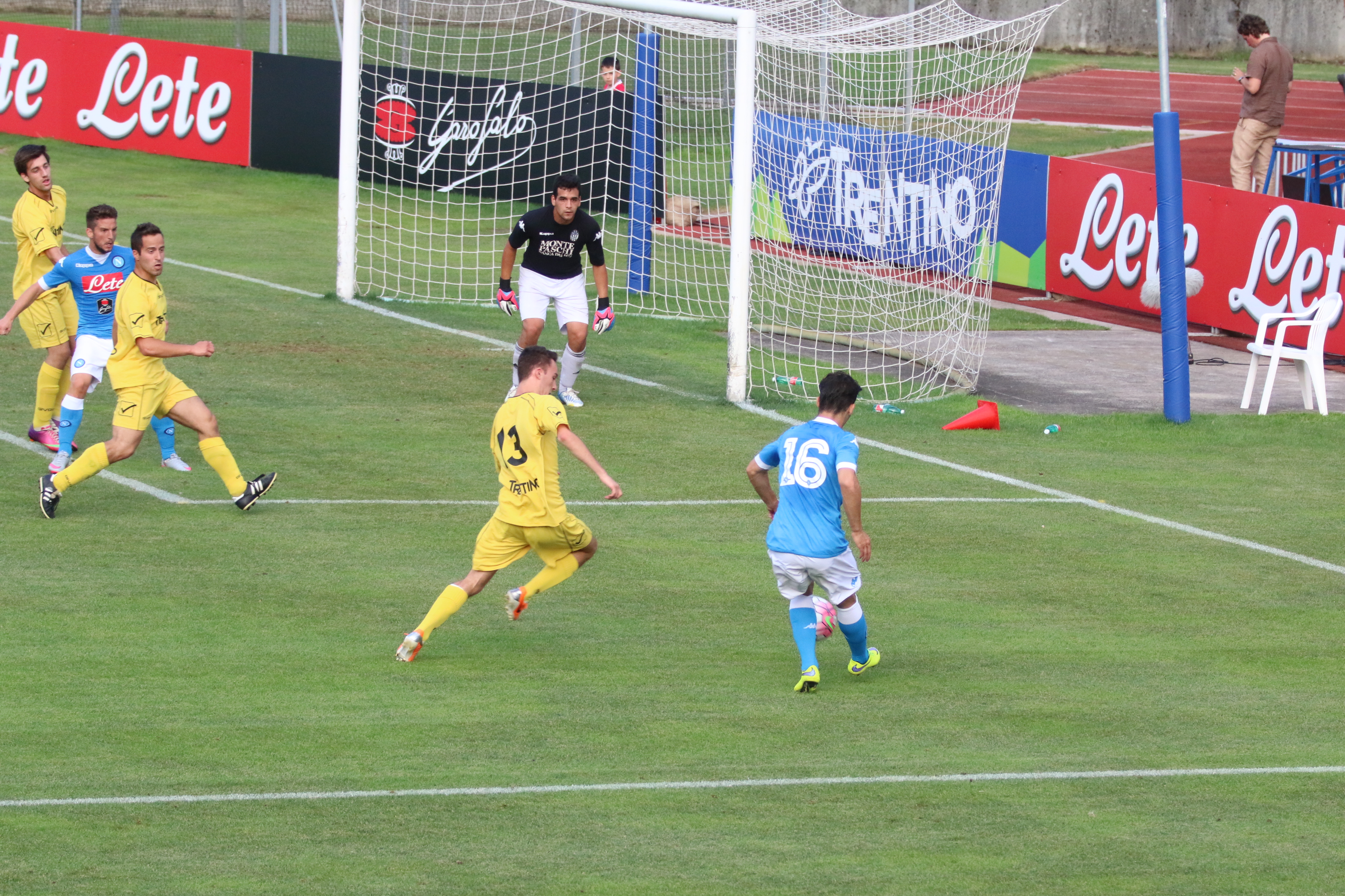 Napoli partita Dimaro Anaune