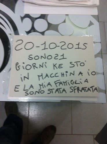 Famiglia Raiano, il dramma di chi vive in auto da 20 giorni
