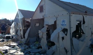 Campo profughi di Eidomeni: un morto negli scontri
