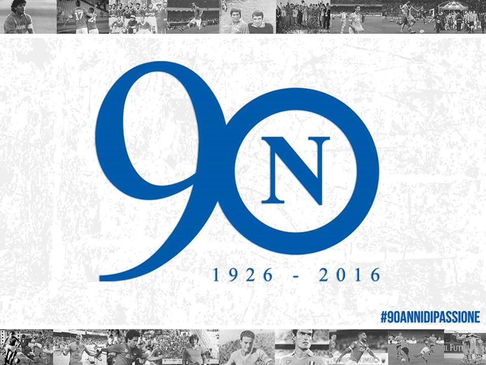 Il Napoli lancia l'hashtag #90annidipassione per chiedere ai tifosi come festeggiare il compleanno del 1 agosto