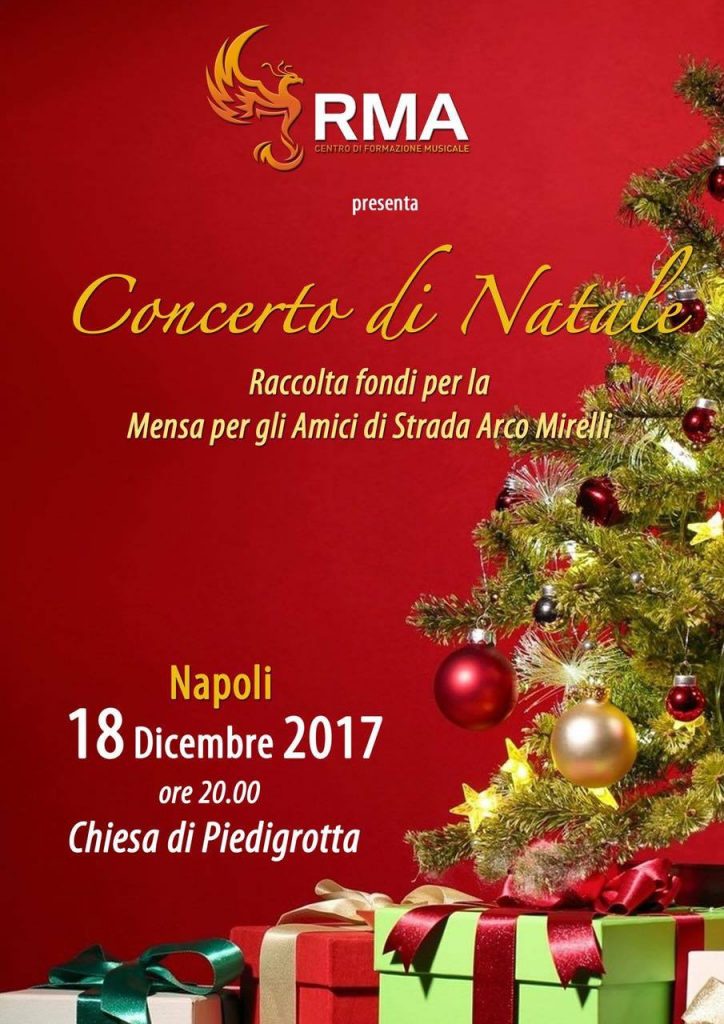 L’Accademia RMA presenta il Concerto di Natale a favore della Mensa dei poveri “Amici della Strada Arco Mirelli”