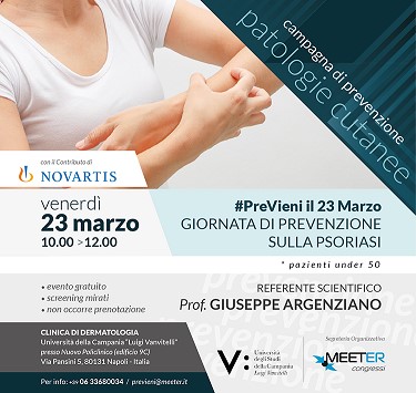 Al via a Napoli la campagna #PreVieni, 16 e 23 marzo 2018