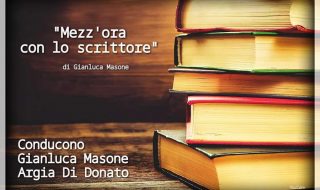 Gianluca Masone in diretta web con "Parliamone" e "Mezz'ora con lo scrittore"