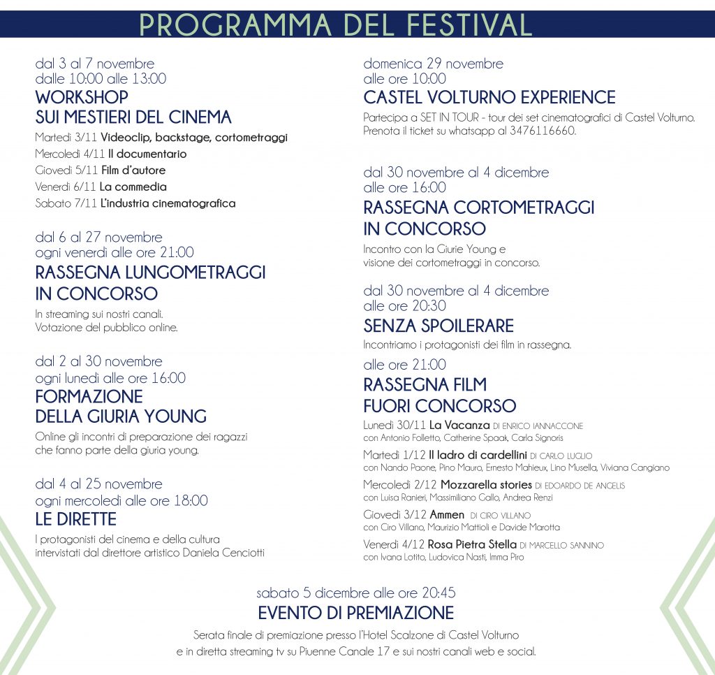 Festival del Cinema di Castel Volturno - "Smart edition"
