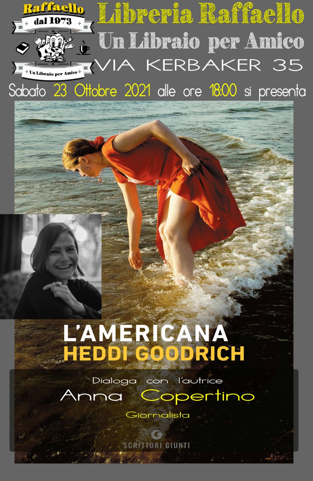 Heddi Goodrich a Napoli presenta "L'Americana"