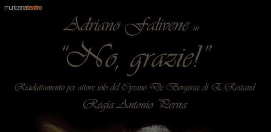 Adriano Falivene a teatro con "No, Grazie!" nei panni di Cyrano