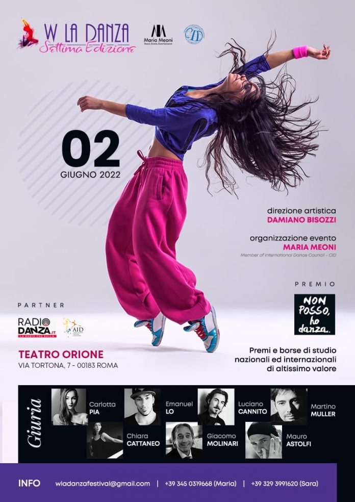 W La Danza il 2 giugno al Teatro Orione di Roma