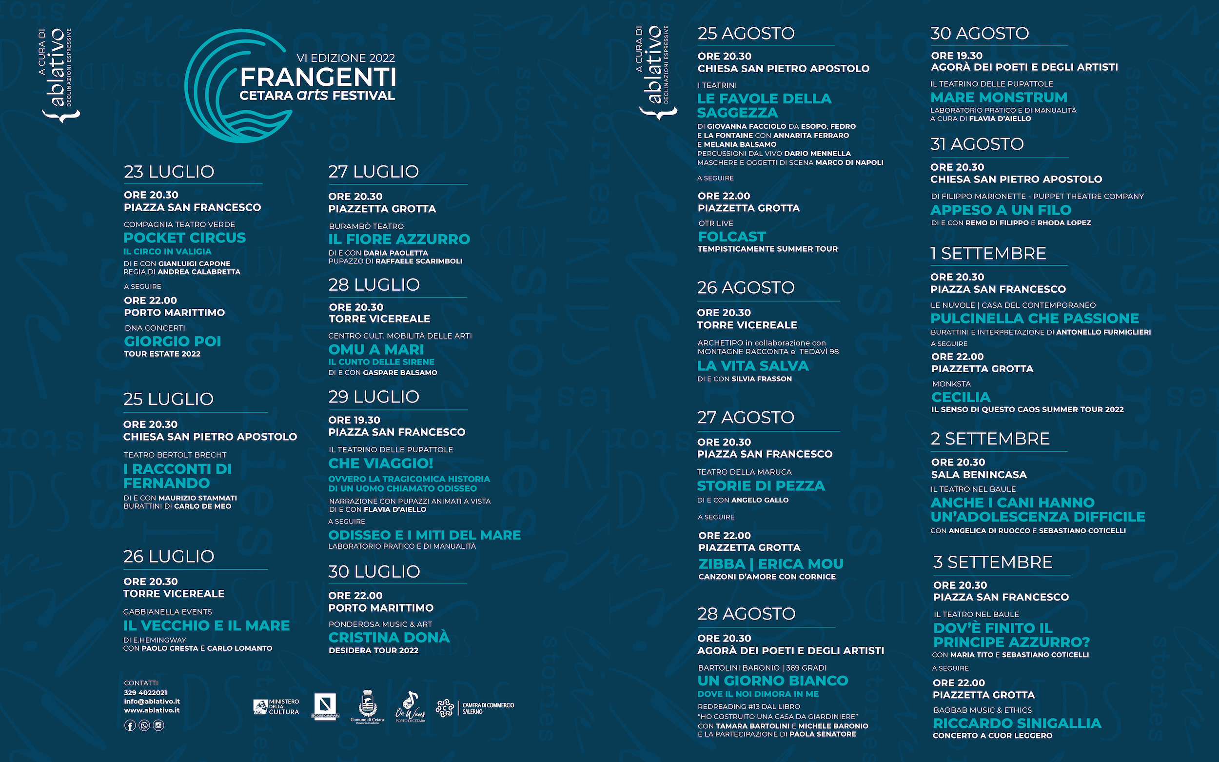 Frangenti Cetara Arts Festival 2022, il teatro lo racconta il mare