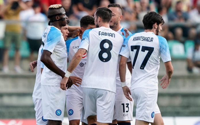 Napoli-Girona 3-1, gli azzurri vincono in amichevole a Castel di Sangro