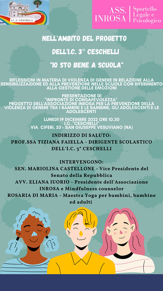 Violenza di genere, la vicepresidente del Senato il 19 dicembre a San Giuseppe Vesuviano