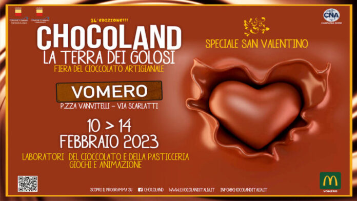 Chocoland 2023, al via la 14esima edizione nel cuore del Vomero