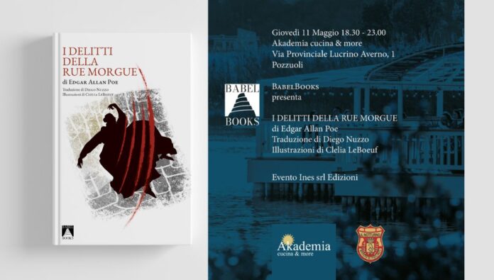 “I delitti della Rue Morgue”, 11 maggio all’Akademia cucina and more di Pozzuoli presentata nuova edizione