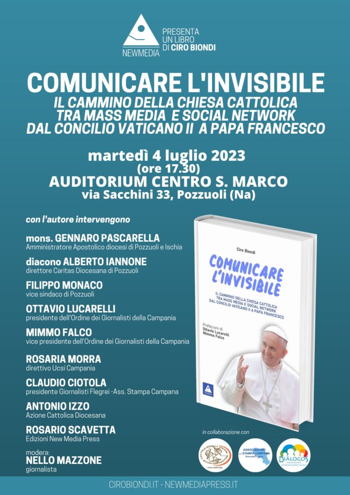Pozzuoli, 4 luglio presentazione del libro “Comunicare l’invisibile” di Ciro Biondi