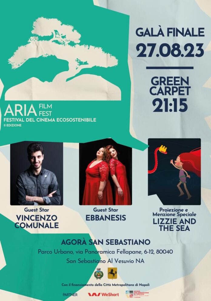 Agorà San Sebastiano, finale dell' Aria Film Festival: ospiti Ebbanesis e Vincenzo Comunale