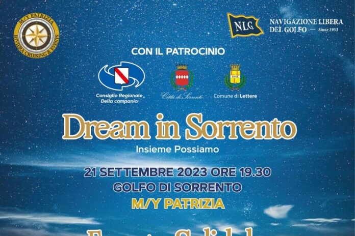 'Dream in Sorrento', il 21 settembre evento solidale