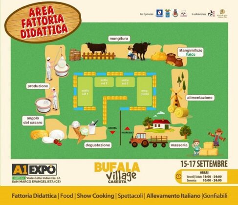 Arriva il Bufala Village: buon cibo, spettacoli e percorsi didattici da venerdì 15 settembre