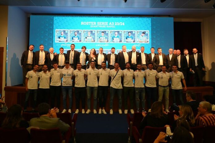 Team Volley Napoli presenta all’hotel Royal Continental la squadra e il title sponsor Quantware