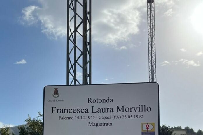 Caserta, rotonda intitolata a Francesca Laura Morvillo