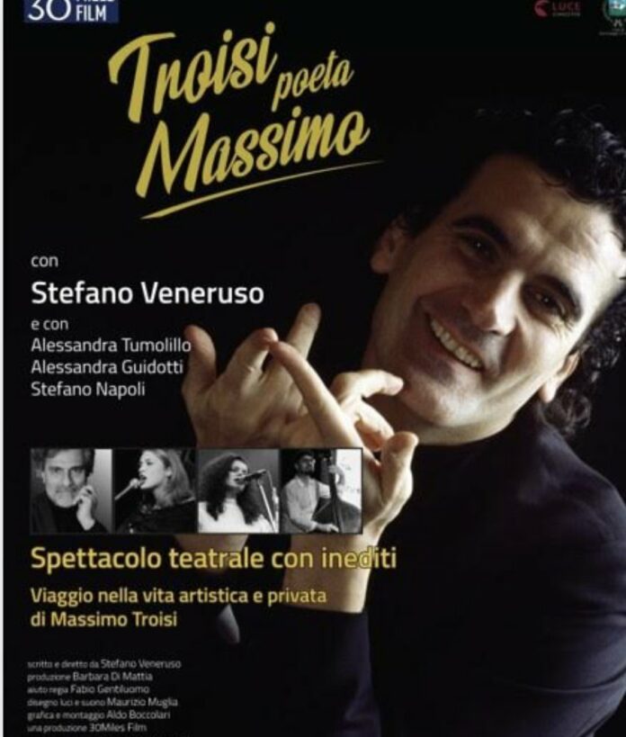 Trianon Viviani, sabato 4 novembre Stefano Veneruso in “Troisi poeta Massimo”