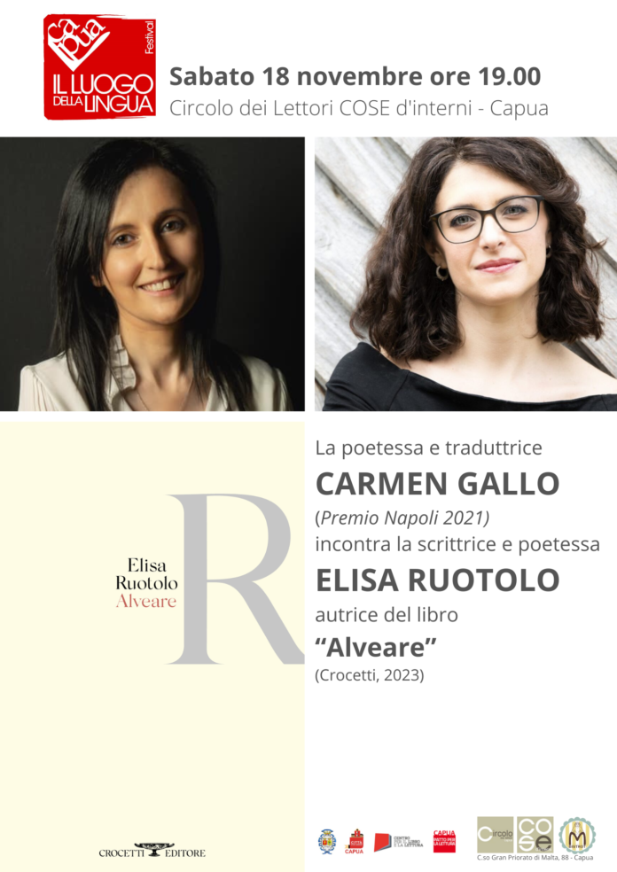 Elisa Ruotolo e Carmen Gallo, un dialogo sulla poesia tra le voci più significative della loro generazione