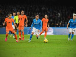 Napoli-Inter 0-3, l'abdicazione definitiva degli azzurri al trono di campioni d'Italia