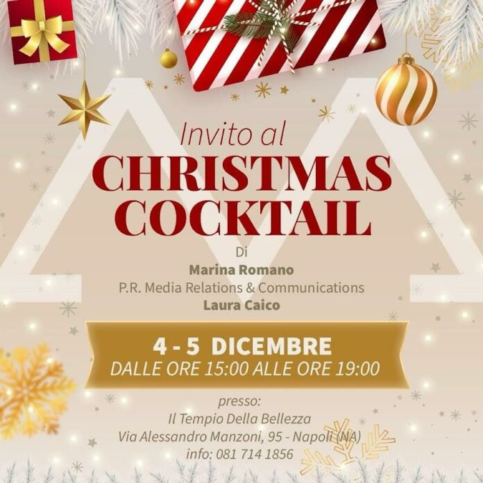 Napoli, Christmas Cocktail al tempio della bellezza a Via Manzoni