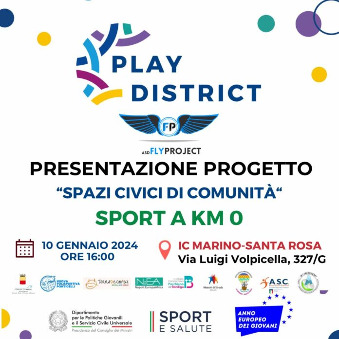 Sport a km 0, attività sportive e formative gratuite a Napoli Est con Play District di Sport e Salute