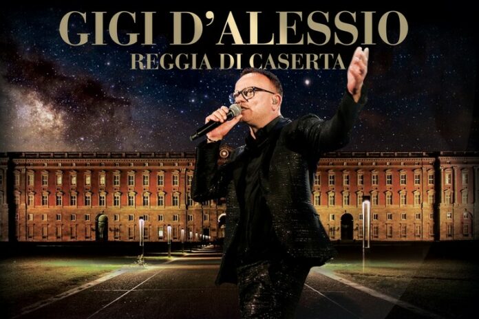 Gigi D'Alessio, 5 serate alla Reggia di Caserta