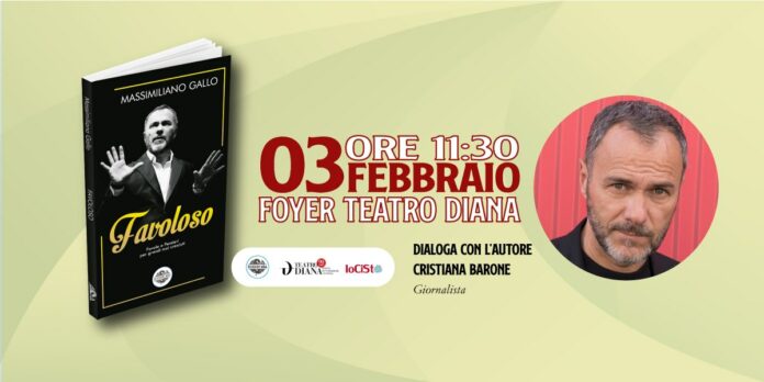 Teatro Diana, il 3 febbraio Massimiliano Gallo presenta il suo libro 