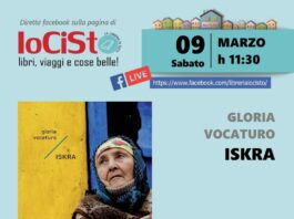 Libreria IoCiSto, il 9 marzo presentazione "Iskra" di Gloria Vocaturo