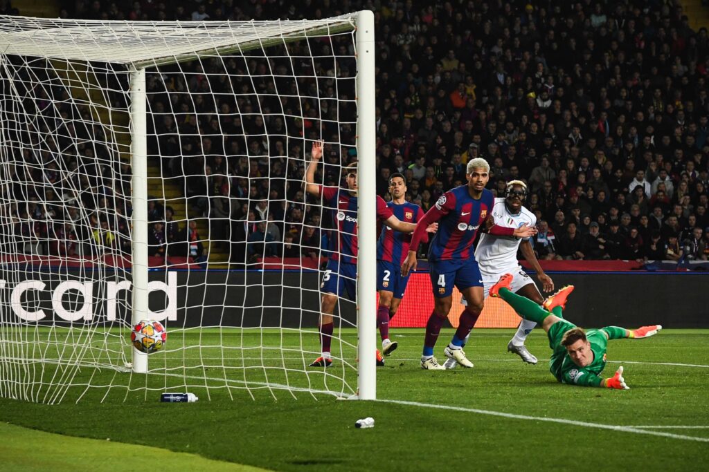 Champions, Napoli sconfitto 3-1 a Barcellona ed eliminato