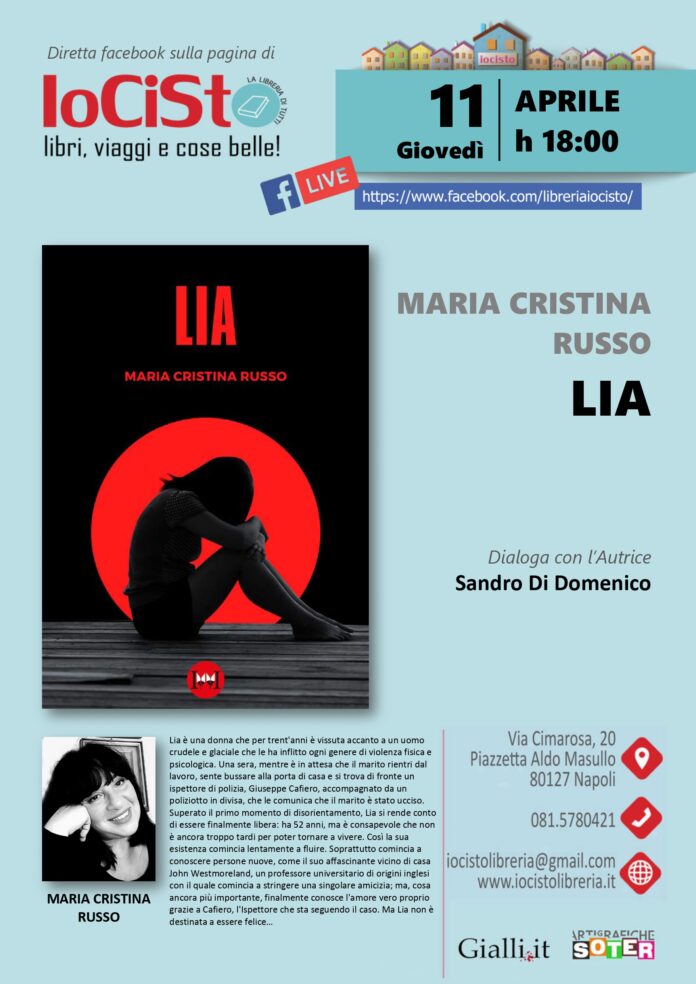 Maria Cristina Russo presenta il suo nuovo romanzo 