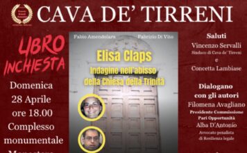 "Elisa Claps - indagine nell'abisso della chiesa della Trinità", presentazione a Cava de’ Tirreni