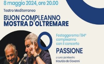 Compleanno Mostra d’Oltremare, al Teatro Mediterraneo si festeggia con il concerto "Passione"