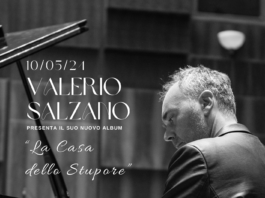 "La casa dello stupore", il 10 maggio Valerio Salzano presenta il suo nuovo album
