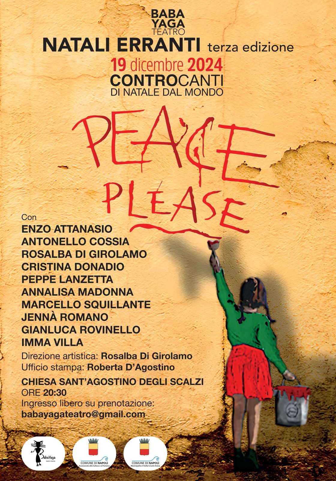 'Peace Please-Controcanti di Natale dal Mondo' in scena a Napoli