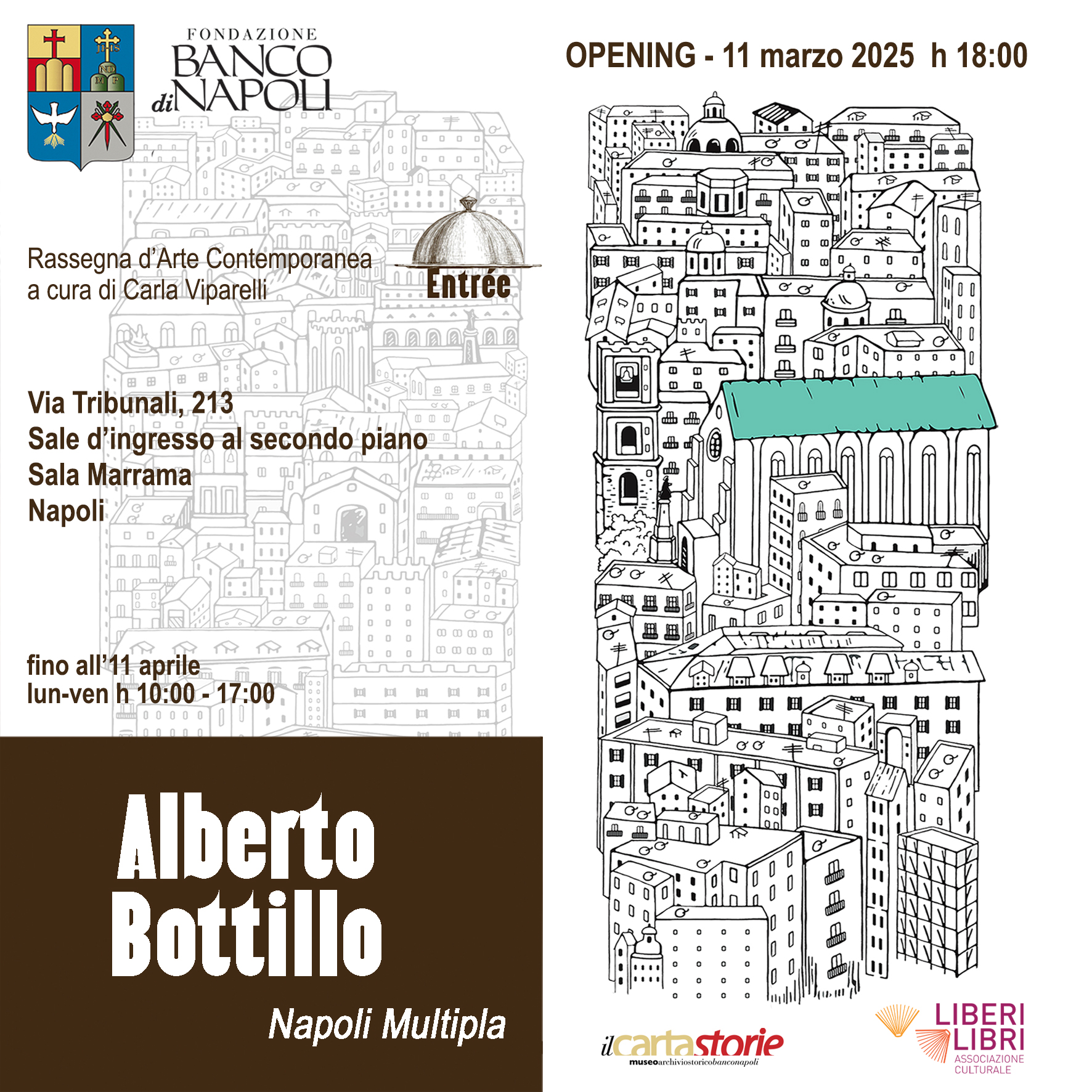 Fondazione Banco Napoli, mostra Napoli Multipla di Alberto Bottillo