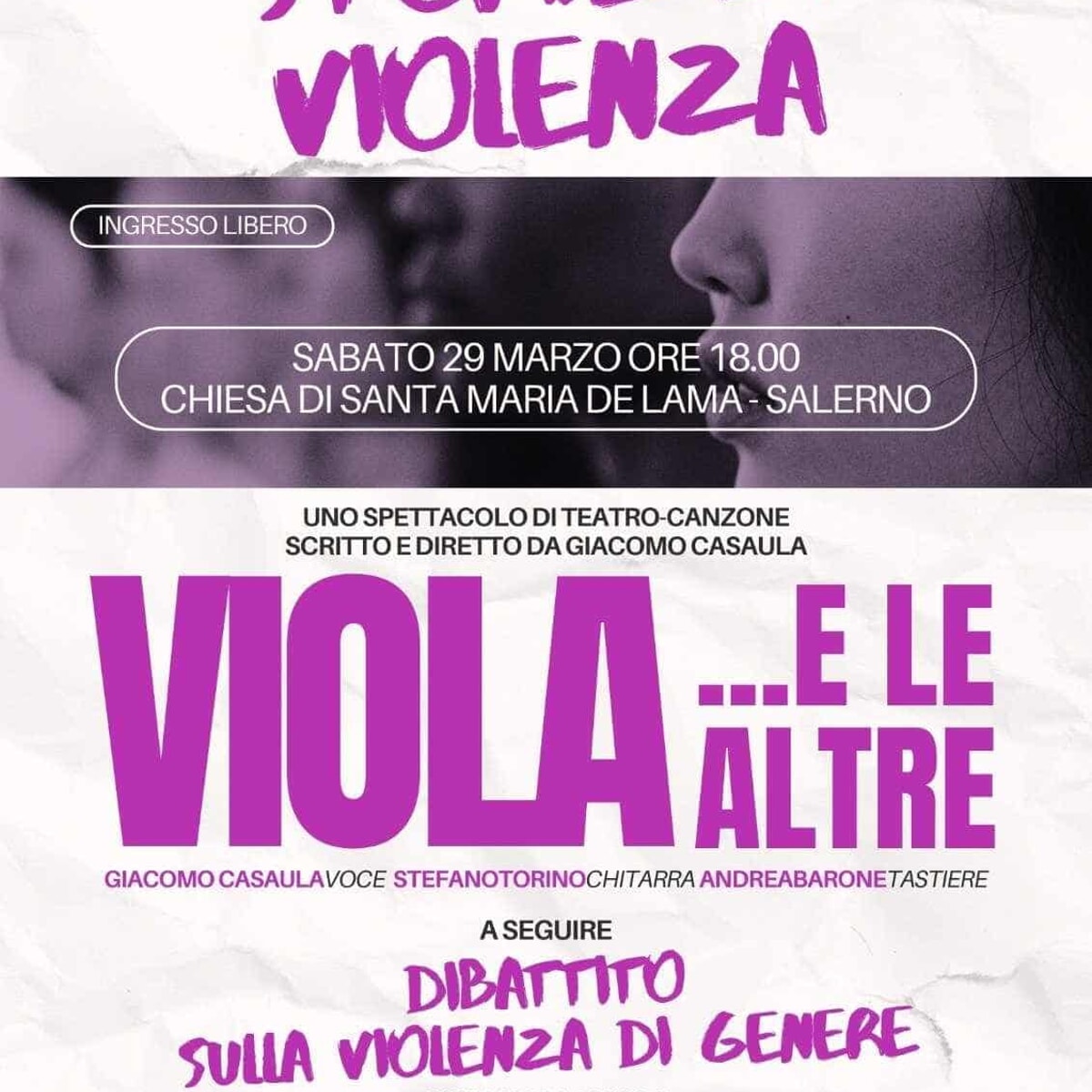 "Viola e le altre... alla fine vinceremo noi": l'iniziativa