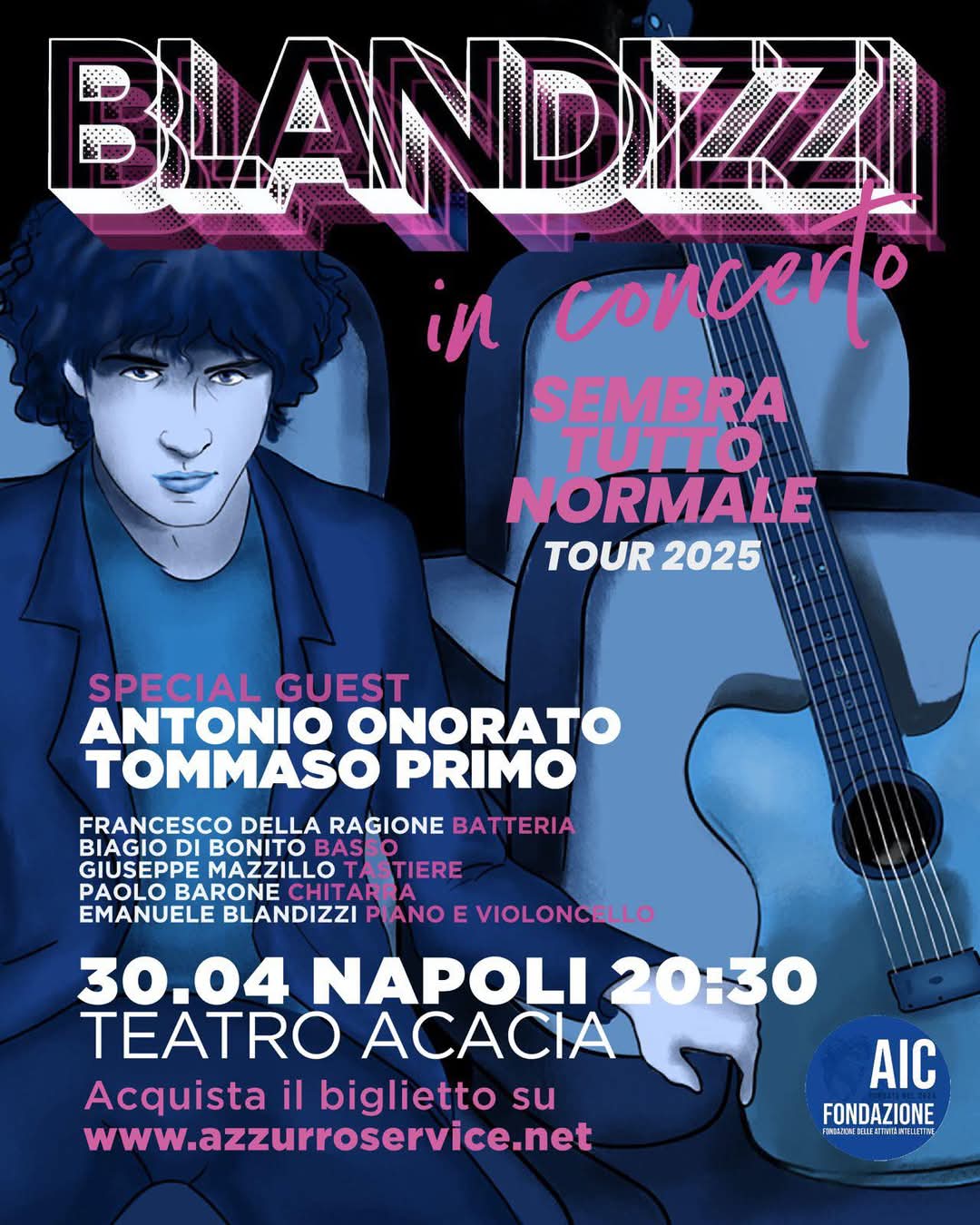 Lino Blandizzi inaugura il tour “Sembra tutto normale” al Teatro Acacia di Napoli per i 35 anni di carriera